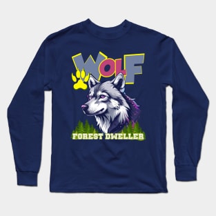 Wolf forest dweller Long Sleeve T-Shirt